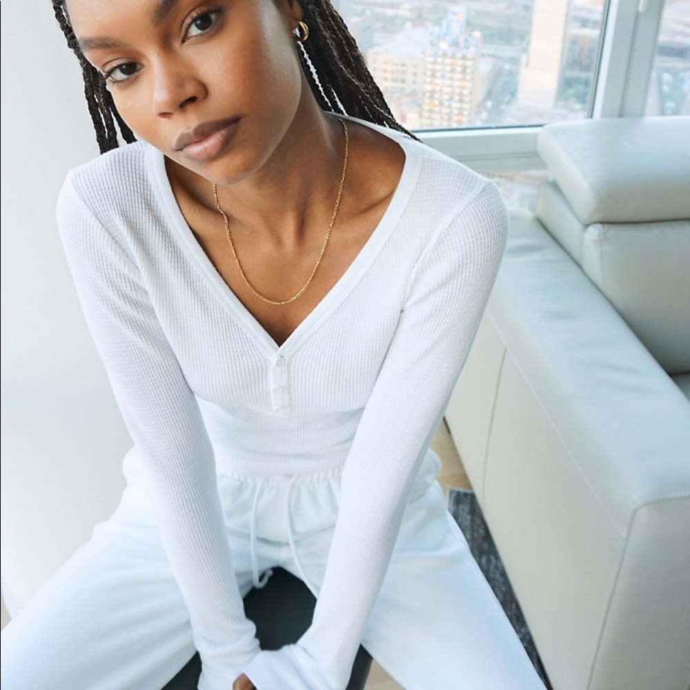 TNA Thermal Henley Long Sleeve Shirt